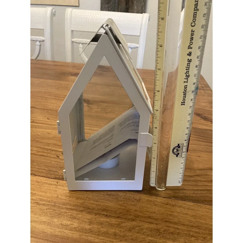 IKEA Sommar 2019 White Metal House‎ Tea Light Lantern 304.183.08 NEW
